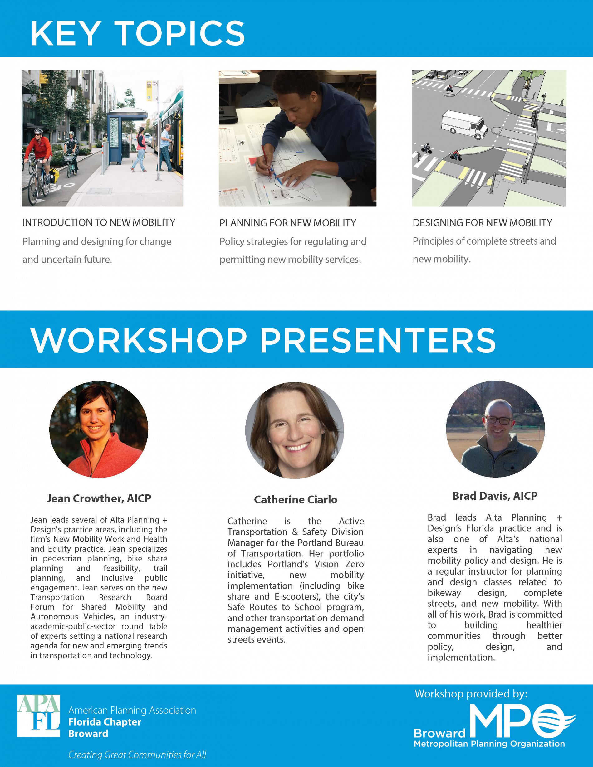 Making New Mobility Work for Your Community Workshop Complete Streets Page 1